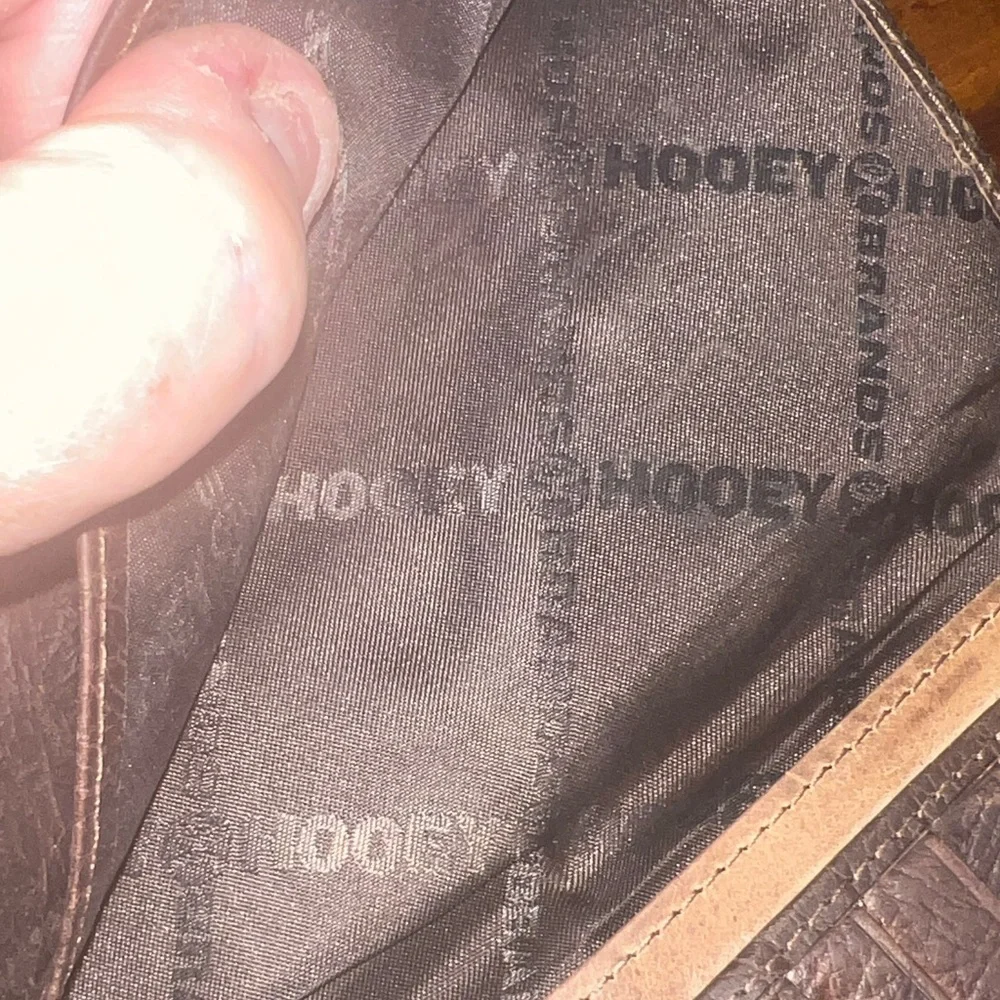 Hooey "Trap" Roughy Aztec Inlay Rodeo Wallet - Picture 6 of 6